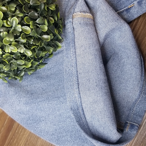 AFRM Brand SUPER HIGH RISE Distressed Bell-Bottom Jeans, Size 28 ~ EUC - Picture 9 of 9